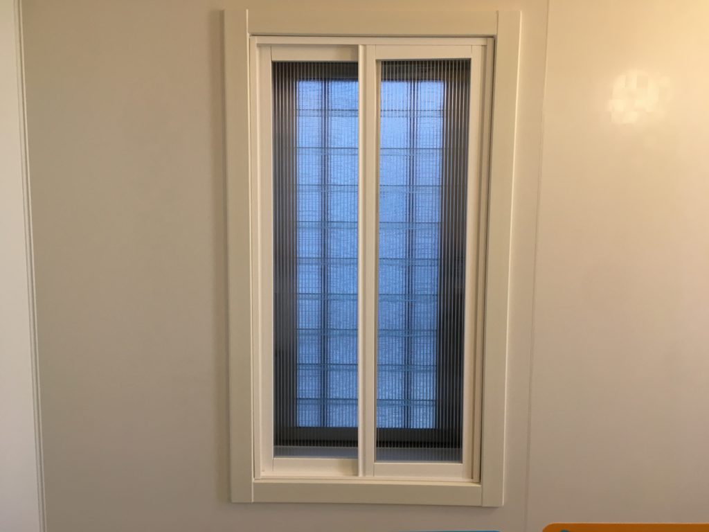 ルーバー窓の内窓設置画像